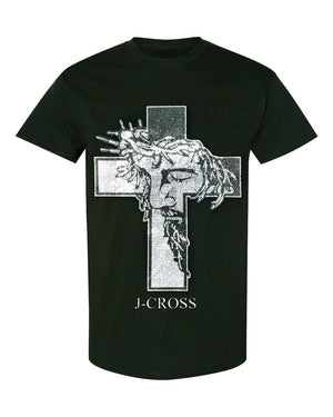 Shine Your Faith Brightly: Discover Our Jesus Christ Cross Rhinestone T-Shirt Collection