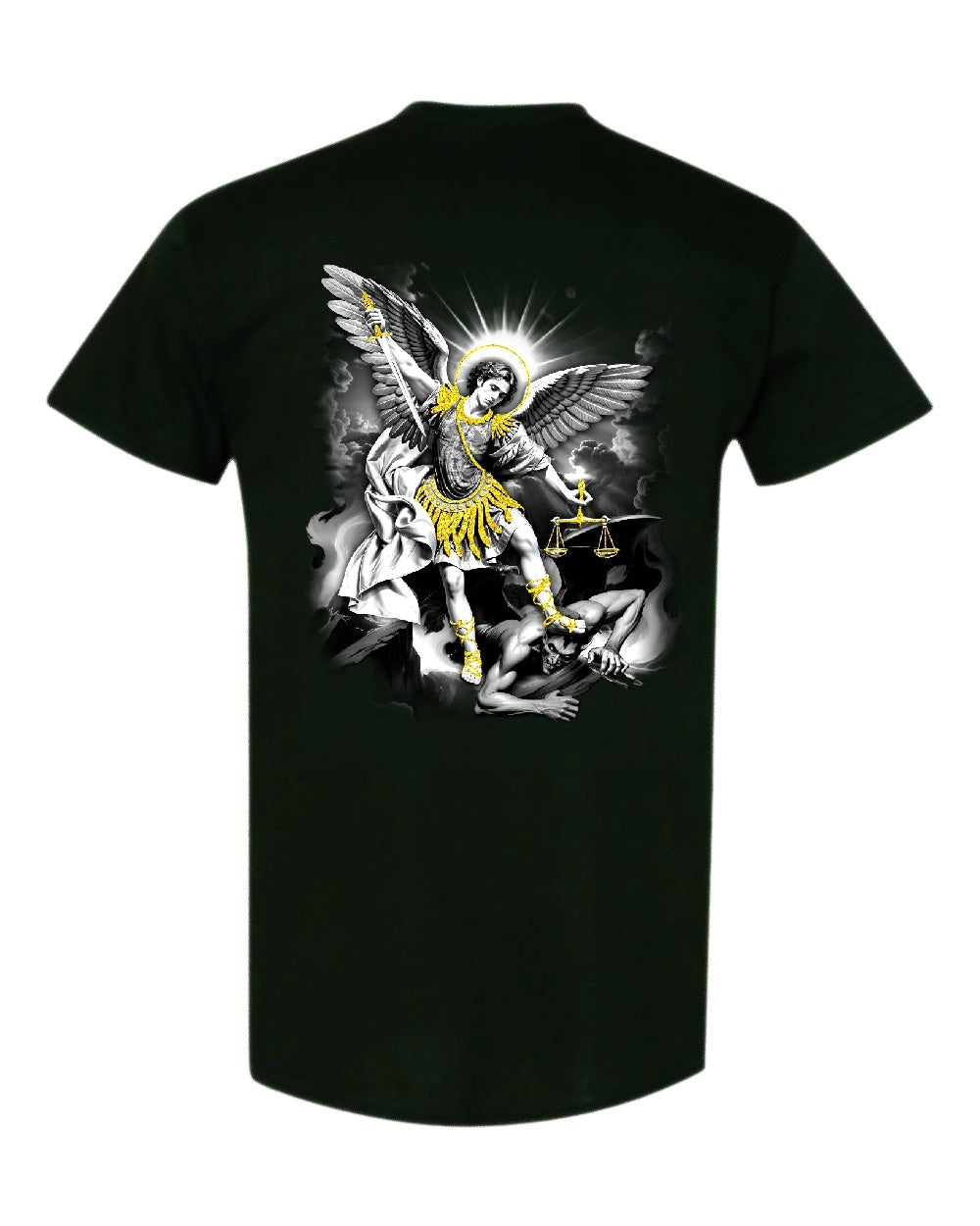 Camisetas de manga corta - Rosas y purpurina de San Judas Tadeo