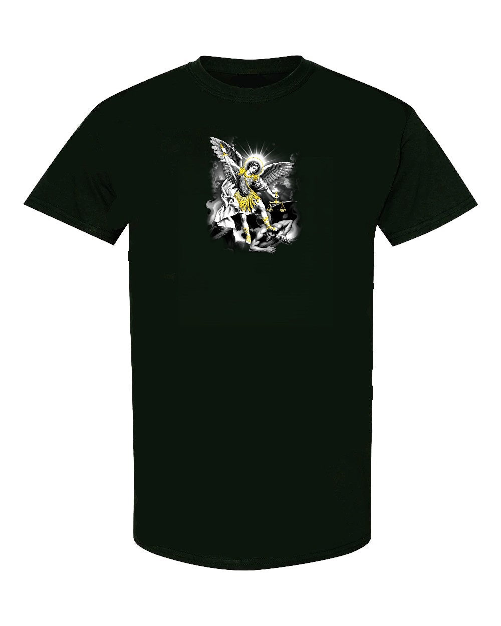 Camisetas de manga corta - Rosas y purpurina de San Judas Tadeo
