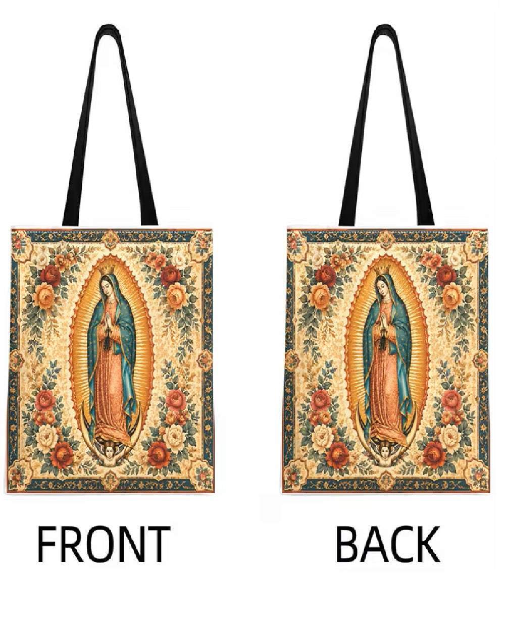 Guadalupe Virgin Tote Bag
