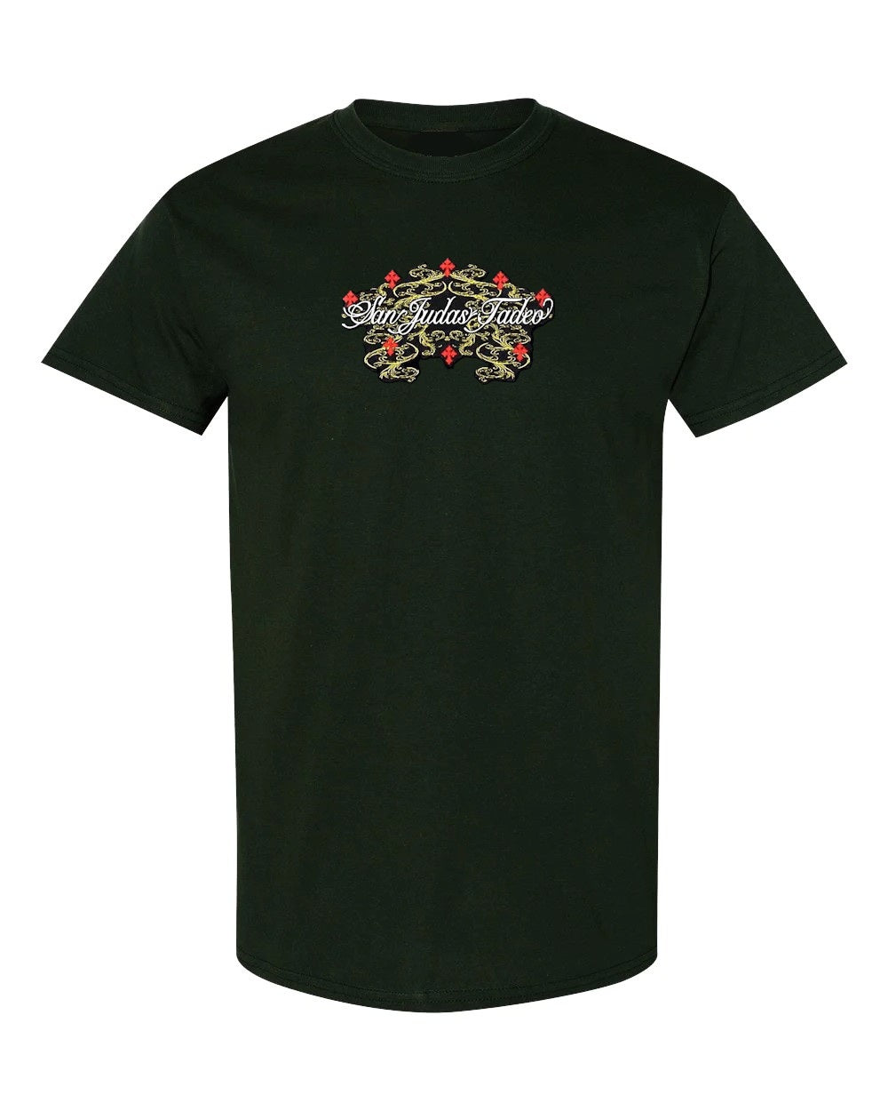 Camisetas de manga corta - Rosas y purpurina de San Judas Tadeo